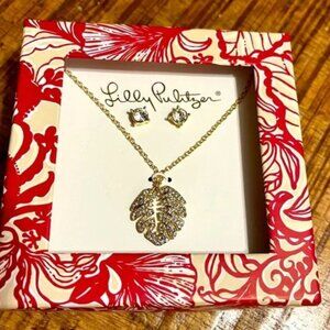 Lilly Pulitzer Palm Leaf Jewellery New